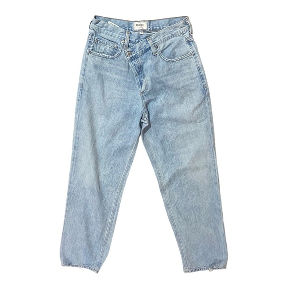 AGOLDE Criss Cross Upsized Jean in Suburbia Sz 26 100% Cotton A097-983 - Picture 3 of 8